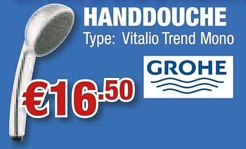 Promoties Handdouche - Grohe - Geldig van 10/06/2010 tot 30/06/2010 bij Cevo Market