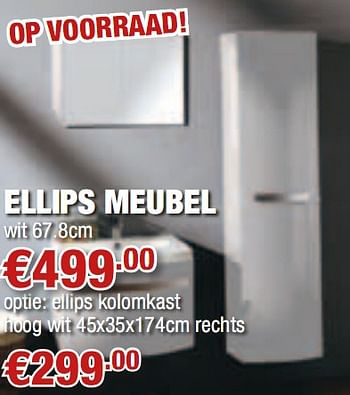 Promoties Ellips meubel - Huismerk - Cevo - Geldig van 10/06/2010 tot 30/06/2010 bij Cevo Market