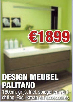 Promoties Design meubel palitano - Huismerk - Cevo - Geldig van 10/06/2010 tot 30/06/2010 bij Cevo Market