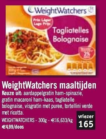 Promoties Weightwatchers maaltijden - Weight Watchers - Geldig van 15/06/2010 tot 26/06/2010 bij O'Cool