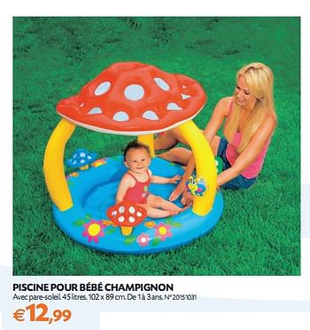 Produit Maison Fun Piscine Pour Bebe Champignon En Promotion Chez Fun