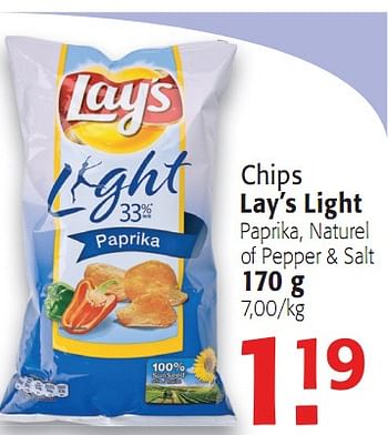 Promoties Chips - Lay's - Geldig van 23/06/2010 tot 06/07/2010 bij Alvo