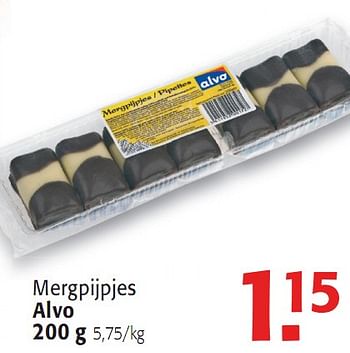 Promoties Mergpijpjes - Huismerk - Alvo - Geldig van 23/06/2010 tot 06/07/2010 bij Alvo