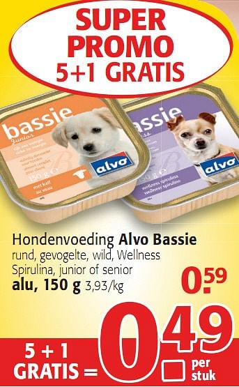 Promoties Hondenvoeding - Huismerk - Alvo - Geldig van 23/06/2010 tot 06/07/2010 bij Alvo