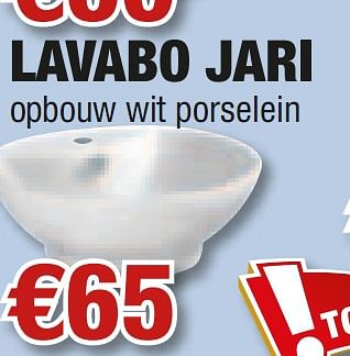 Promoties Lavabo jari - Huismerk - Cevo - Geldig van 01/07/2010 tot 31/07/2010 bij Cevo Market