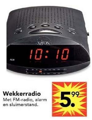 Xiron Wekkerradio Promotie bij Blokker