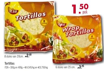 Promoties Tortillas - It'za - Geldig van 13/07/2010 tot 24/07/2010 bij O'Cool
