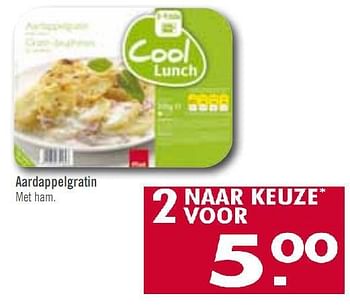 Promoties Aardappelgratin met ham - Huismerk - O'Cool  - Geldig van 13/07/2010 tot 24/07/2010 bij O'Cool