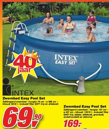 Jane Austen Zeemeeuw Vakantie Intex Zwembad easy pool set - Promotie bij Makro