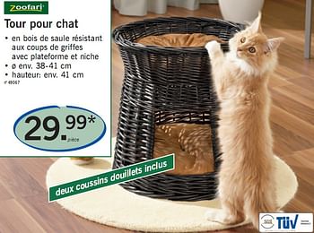 Promotion Lidl Tour Pour Chat Zoofari Animaux Et Accessoires Valide Jusqua 4 Promobutler