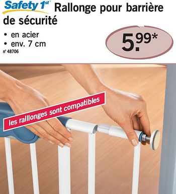 Promotion Lidl Rallonge Pour Barriere De Securite Safety 1st Bebe Et Grossesse Valide Jusqua 4 Promobutler