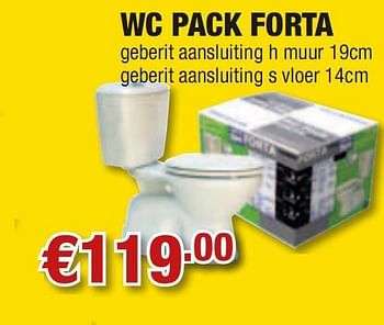 Promoties Wc pack forta - Van Marcke - Geldig van 02/08/2010 tot 18/08/2010 bij Cevo Market