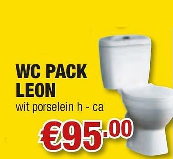 Promoties Wc pack leon - Van Marcke - Geldig van 02/08/2010 tot 18/08/2010 bij Cevo Market