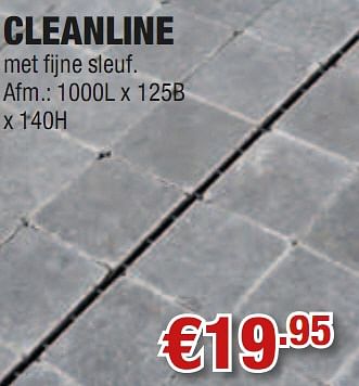 Promoties Cleanline - Huismerk - Cevo - Geldig van 02/08/2010 tot 18/08/2010 bij Cevo Market