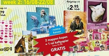 Promoties Ringmap a4 - Huismerk - Happyland - Geldig van 10/08/2010 tot 12/09/2010 bij Happyland
