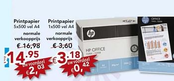 Promoties Printpapier - HP - Geldig van 10/08/2010 tot 12/09/2010 bij Happyland