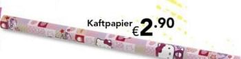 Promotions Kaftpapier - Hello kitty - Valide de 10/08/2010 à 12/09/2010 chez Happyland