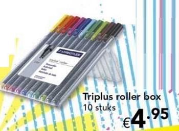 Promoties Triplus roller box - Staedtler - Geldig van 10/08/2010 tot 12/09/2010 bij Happyland