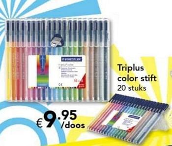 Promoties Triplus color stift - Staedtler - Geldig van 10/08/2010 tot 12/09/2010 bij Happyland