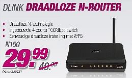 Promoties Draadloze n-router - D-Link - Geldig van 29/08/2010 tot 30/09/2010 bij Auva