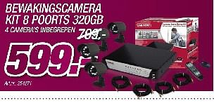 Promoties Bewakingscamera kit 8 poorts 320 gb - Eminent - Geldig van 29/08/2010 tot 30/09/2010 bij Auva
