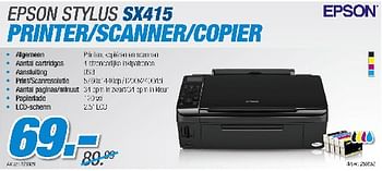 Promotions Printer-scanner-copier - Epson - Valide de 29/08/2010 à 30/09/2010 chez Auva