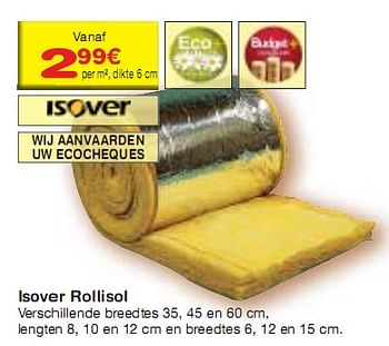 Promoties Rollisol - Isover - Geldig van 01/09/2010 tot 27/09/2010 bij BricoPlanit