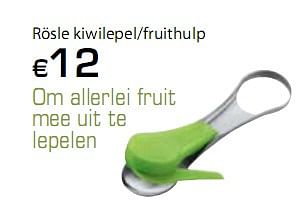Promoties Rösle kiwilepel-fruithulp - Huismerk - Bertels Excellent NV - Geldig van 02/09/2010 tot 30/09/2010 bij Bertels Excellent