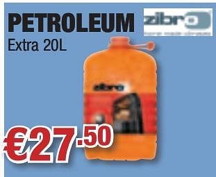 Promoties Petroleum - Zibro - Geldig van 23/09/2010 tot 06/10/2010 bij Cevo Market