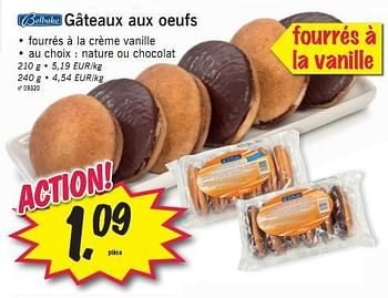 Promotion Lidl Gateaux Aux Oeufs Belbake Alimentation Valide Jusqua 4 Promobutler