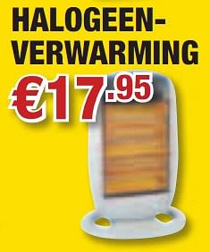 Promotions Halogeenverwarming - Produit maison - Cevo - Valide de 07/10/2010 à 27/10/2010 chez Cevo Market