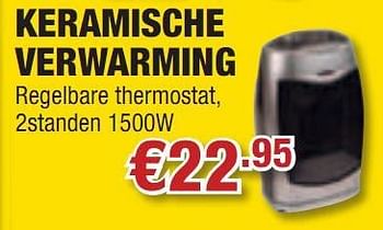 Promoties Keramische verwarming - Huismerk - Cevo - Geldig van 07/10/2010 tot 27/10/2010 bij Cevo Market