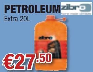 Promotions Petroleum - Zibro - Valide de 07/10/2010 à 27/10/2010 chez Cevo Market