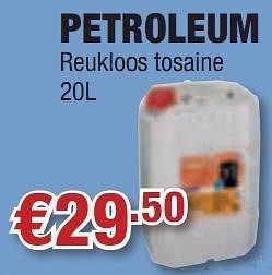 Promotions Petroleum - Produit maison - Cevo - Valide de 07/10/2010 à 27/10/2010 chez Cevo Market