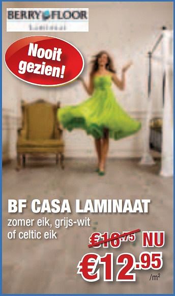 Promoties Bf casa laminaat - Berry Floor - Geldig van 07/10/2010 tot 27/10/2010 bij Cevo Market