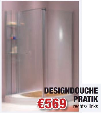 Promoties Designdouche pratik - Huismerk - Cevo - Geldig van 07/10/2010 tot 27/10/2010 bij Cevo Market