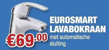 Promoties Eurosmart lavabokraan - Grohe - Geldig van 07/10/2010 tot 27/10/2010 bij Cevo Market