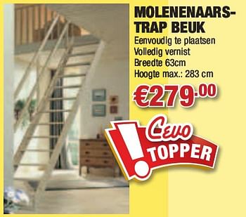Promoties Molenenaarstrap beuk - Huismerk - Cevo - Geldig van 07/10/2010 tot 27/10/2010 bij Cevo Market