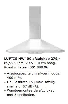 warm Bungalow Opmerkelijk Huismerk - Ikea Luftig hw400 afzuigkap - Promotie bij Ikea