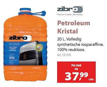 Mineraalwater zout Italiaans Zibro Petroleum kristal - Promotie bij Gamma