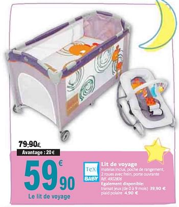 Promotion Carrefour Lit De Voyage Tex Baby Bebe Grossesse Valide Jusqua 4 Promobutler