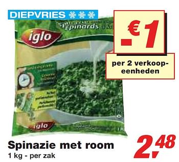 Makro Promotie Spinazie Met Room Iglo Diepvries Geldig Tot 02 11 10 Promobutler