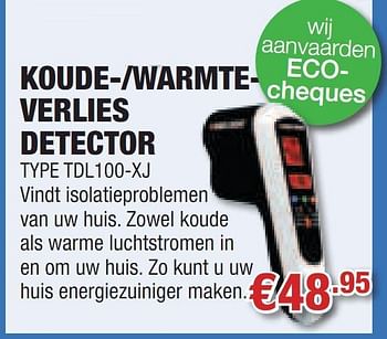 Promoties Koude--warmteverlies detector - Huismerk - Cevo - Geldig van 28/10/2010 tot 10/11/2010 bij Cevo Market