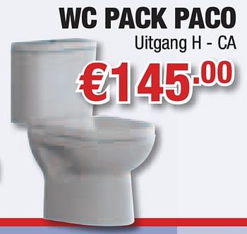 Promoties Wc pack paco - Huismerk - Cevo - Geldig van 28/10/2010 tot 10/11/2010 bij Cevo Market