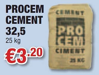 Promoties Cement - PROCEM - Geldig van 28/10/2010 tot 10/11/2010 bij Cevo Market