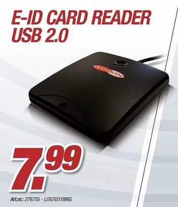 Promoties E-id card reader - Logon - Geldig van 08/11/2010 tot 04/12/2010 bij Auva