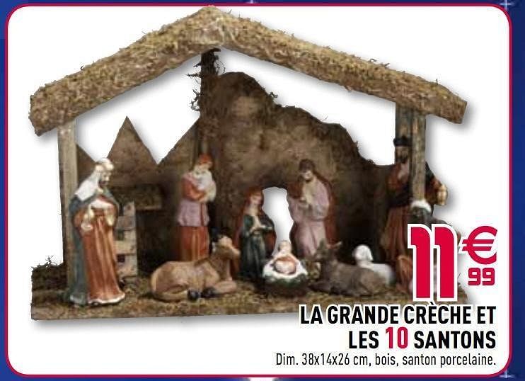 Creche De Noel Chez Gifi  Table de Noel