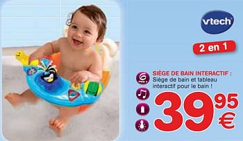 Vtech Siege De Bain Interactif En Promotion Chez Trafic