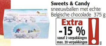 Promotions Sneeuwballen met echte belgische - Candy - Valide de 10/11/2010 à 06/12/2010 chez Colruyt
