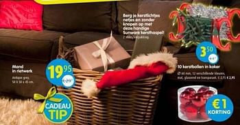Promoties Berg je kerstichtjes netjes en znoder knopen op met deze handige sunware kersthaspel - Huismerk - Aveve - Geldig van 24/11/2010 tot 11/12/2010 bij Aveve